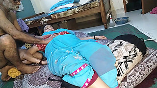 Desi Bhabhi Hot, Pussy and Nipple Touching Stepdad