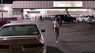 Emily gets Jax's huge dark meat in her mouth and ass