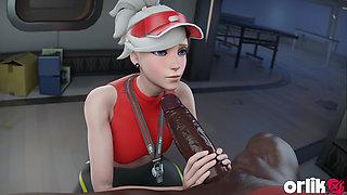 Mercy’s Tennis Match - Tight Pussy on the Line Vs BBC - 3D Overwtach Porn