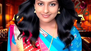 First Time Renu's Exotic Hot Looks & Seductive Tease - Desi Tamil MILF Fire! Renuraj