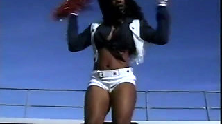 Nice cute coloured cheerleader gets black dick inside her tight pusssy