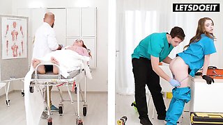 Well-made Eden Ivy and Jimmy Bud's scrubs fuck scene