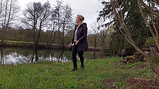 Mature Blonde Amateur Wife Enjoys Sex After Walk