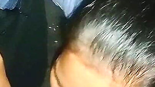 Blowjob Series Having Blowjob Behind the Truck at Midnight