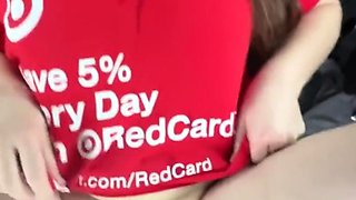 RedHeadWinter Fucks In Target Car