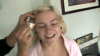 Beautiful red hair teen sucks and fucks in hardcore pov