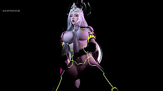 Queen Animated Allure: Big Butt Goddess in 3D - 3D Animation Hentai