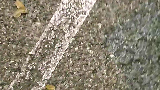 Desperate Redhead & the Public Toilet