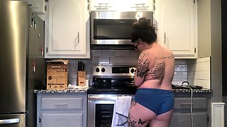 Chubby Brunette Big Boobs Dildo Masturbation