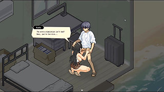 Hentai Game - Umi no le NTR Story - GF Paizuri and Blowjob Scenes - Hentai Gallery