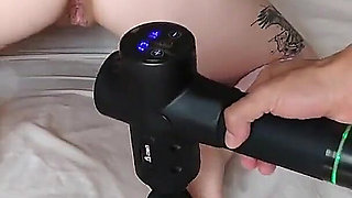 Tickled Foot Massage Ends in Squirt