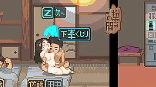 Yukiya Hot Spring the Waters of Fertility Hentai Game Ep.4 Wife Creampie While Her Husband Is Resting in His Bed!