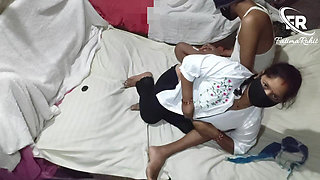 Desi Girl Friend Masti on the Bed