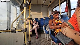 MARRIED WOMAN GIVES A KISS TO A STRANGE GUY INSIDE THE BUS AND ENDS UP HAVING SEX WITH HIM