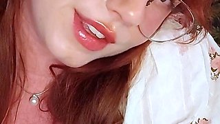 Jerking a big cock in close up