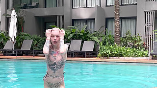 Can’t Live a Day Without Swimming in the Pool, Kinda Got Used to It ) Down to Join Me This Weekend?