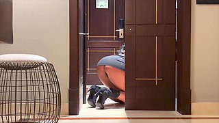 Slutty Secretary Working Overtime, Rough Fucks and Takes Cum on Her Big Ass After Work- Who Is Lilly