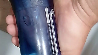 Pump my dick. Water pumping dick. Huge dick