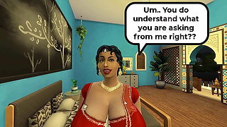 Vol 1 Part 3 - Desi Saree Aunty Lakshmi got seduced by her sister's horny husband - Wicked Whims
