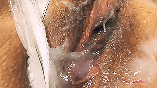 Sticky Heaven: Squirting with Panties