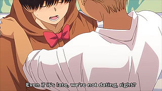 Sexy tanned gyaru loves to fuck her quiet plain friend in a bear suit