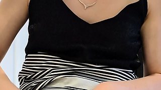 Teen Girl Solo Masturbation and Striptease 27