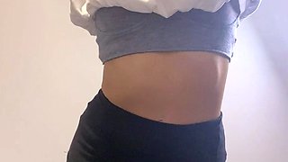 Busty teen brunette fucks big black cock