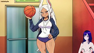 Mirko gets drilled by the PE teacher in the gym