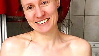 British Amateur MILF Claire's Saggy Small Tits