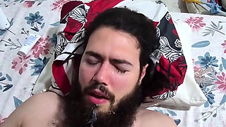 Milk From My Boobs on the Beard of My Neighbor