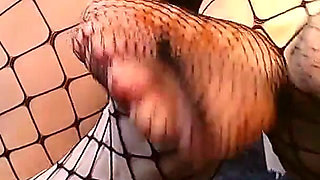 Glass in Hairy Pussy, Creampie, Stockings Fetish, Russian MILF Ginnagg