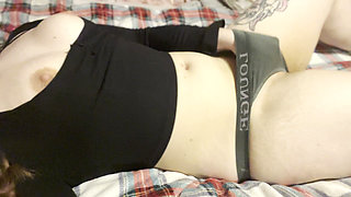 Rubbing My Clit Through My Soaked Panties