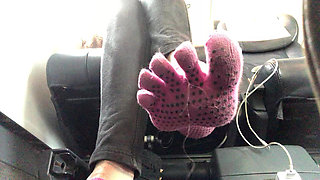 Sfw Foot in the Train