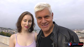 Redhead Newbie Busty Berta Lusty Can't Handle First Monster Cock