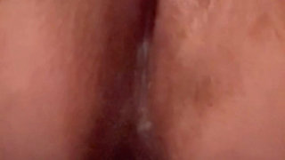 Wet squirting clit play