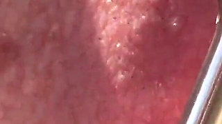Pee Inside My Pussy with Speculum Outsid