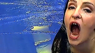 Devot Delia gangbang & pissing session