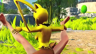 Rabbit Monster Grinding Woman (sapphire Safari V.23)