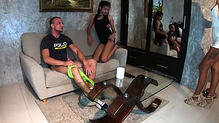 Unexpected threesome with two Thai girls