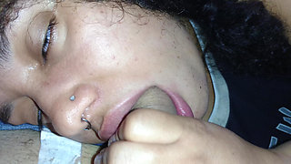 DELICIOUSLY SMEARING THE BITCH'S FACE WITH LOTS OF CREAMPIE