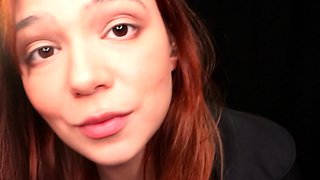 Amateur redhead poses and masturbates with toys