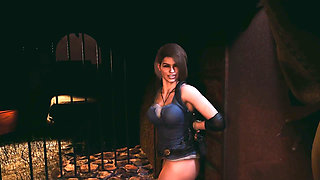 Jill Valentine Had Bondage Sex on the Street