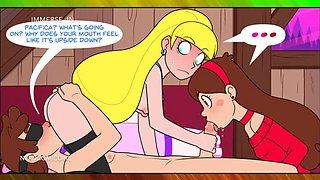 Gravity Falls Hentai Part 2: Anal Creampie, Double BJ & Wet Pussy Licking