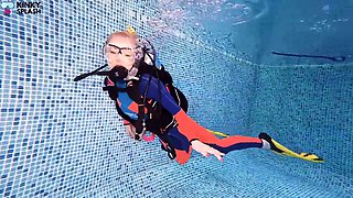 Lucy Laurens Underwater Lesbian Scuba Instructor POV Pussy Fuck Seduction