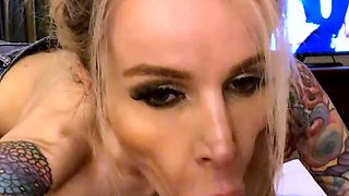 Mexicana blowjob with her big boobs