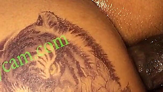 Ebony Cunt Taking a Monster Dick From Her Sister's Husband