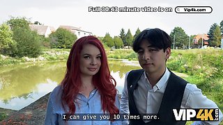 Watch Miss Olivia's BF watch her tease and ride in public while her cuckold BF watches in envy