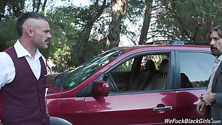 Boss' wife Misty Stone wants coworkers' cock