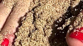 Foot Worship on the Beach. Summer Holiday in South Africa Part 2