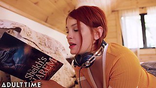 Caught Jerking Off - Shy Redhead Lesbian Caught Flicking Her Clit